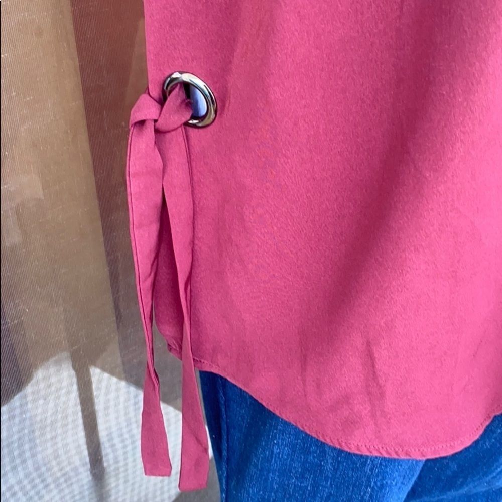 Side Tie Blouse - Picture 3 of 6